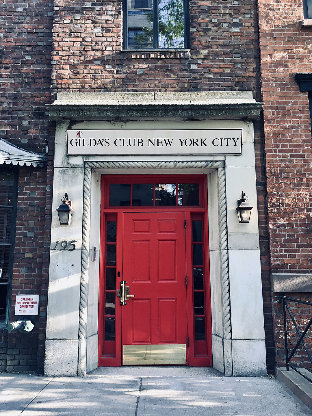 Gilda's Club Red Door Entry