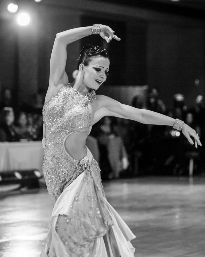 Borbala Bunnett dancing in a performance