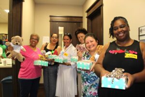 Nancy Loera (third from left) and others at the CSCNT Cancer Survivors Day celebration 