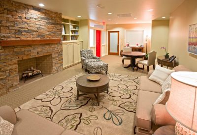Collin County Clubhouse Cozy Living Room